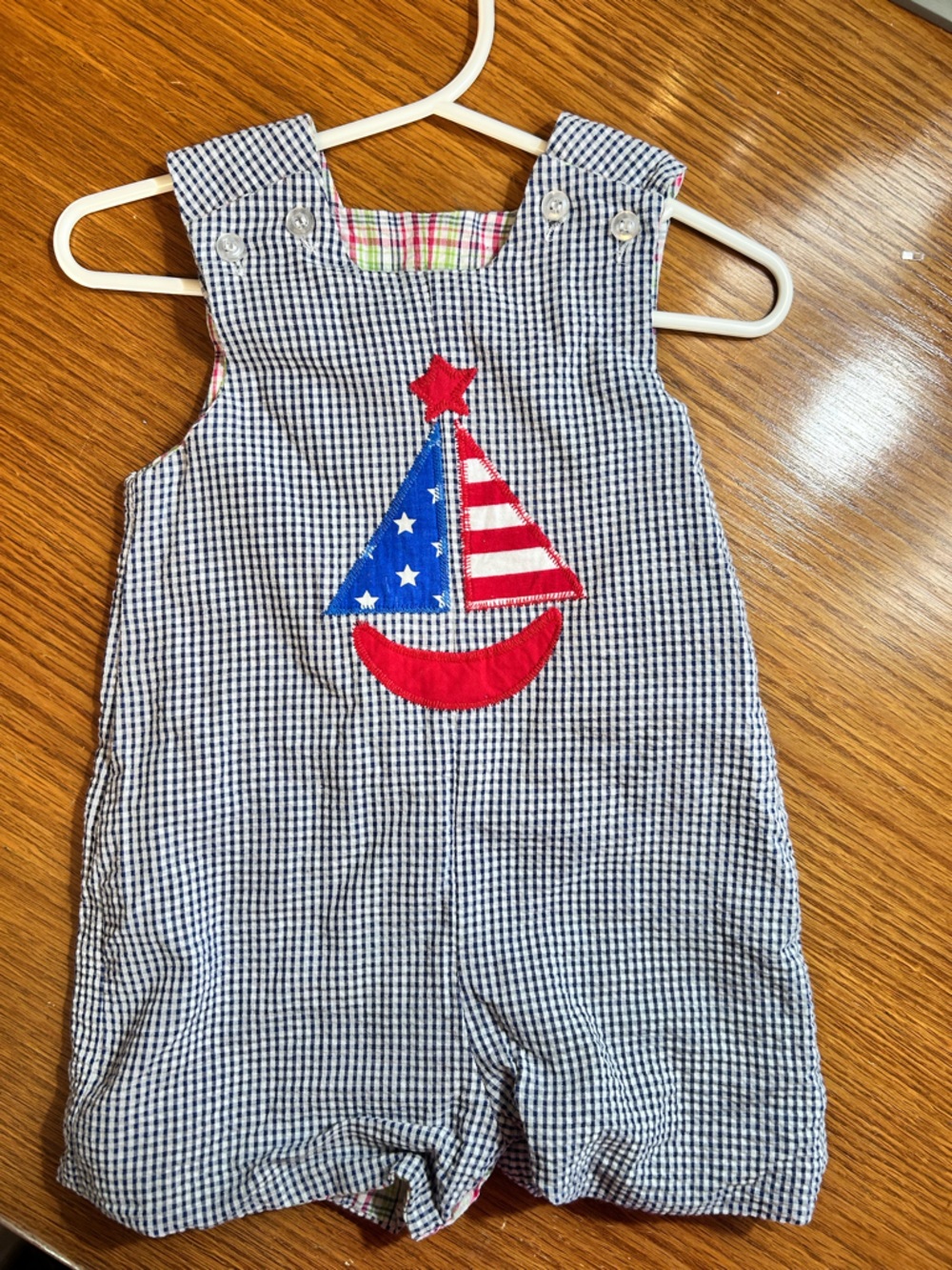 Euc:Bailey Boys reversible JonJon sailboat / bucket with lobster